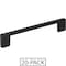 Jeffrey Alexander of the 128 mm Center-to-Center Matte Black Square Sutton Cabinet Bar Pull 20PK 635-128MB-20 - alternate 1